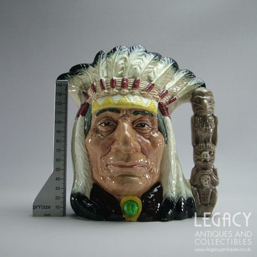 Royal Doulton ‘North American Indian’ Design Ceramic Character Jug D6611