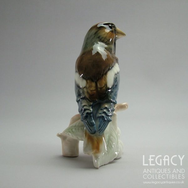 W. Goebel (West Germany) ‘Hawfinch’ Design Ceramic Bird Figurine CV83 c.1960s-70s