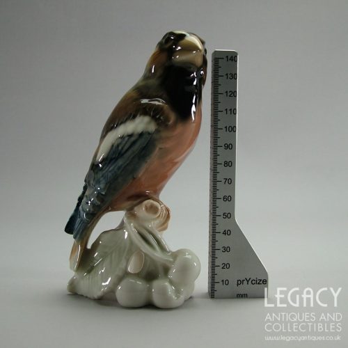 W. Goebel (West Germany) ‘Hawfinch’ Design Ceramic Bird Figurine CV83 c.1960s-70s