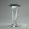 Dartington Crystal 'Argenta Collection' Silver Rimmed Short Candlestick AG367/P