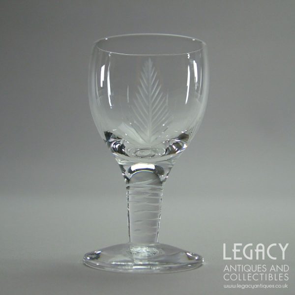 Set of Six Stuart Crystal 'Woodchester' Design Liqueur Glasses No. 27861