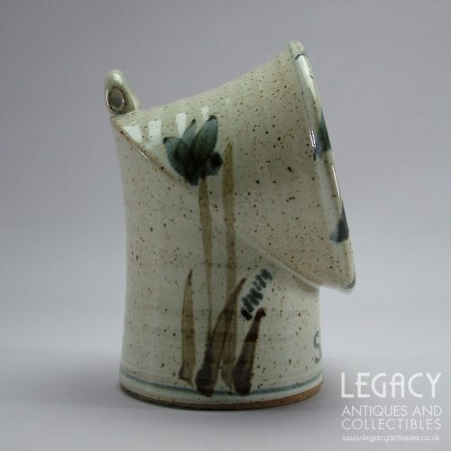 Kersey Pottery Stoneware Salt Pig with Floral Design