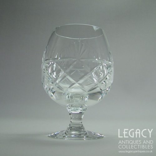 Royal Brierley 'Bruce' Design 12oz Lead Crystal Brandy Glass No. 1463