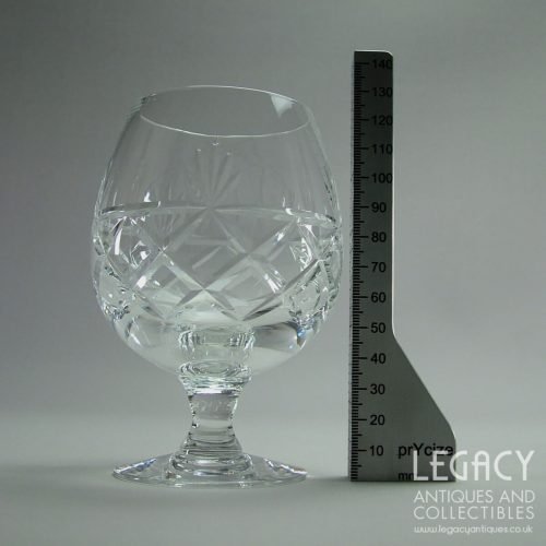 Royal Brierley 'Bruce' Design 12oz Lead Crystal Brandy Glass No. 1463