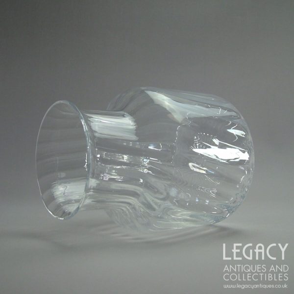 Dartington Glass ‘Jones’ Design Lead Crystal Flower Vase FT233/2 in Ripple