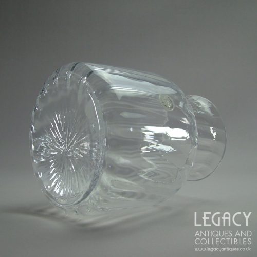 Dartington Glass ‘Jones’ Design Lead Crystal Flower Vase FT233/2 in Ripple