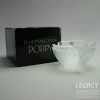 Pair of Dartington Glass 'Poppy' Design Lead Crystal Dishes AH470/3 in Original Box