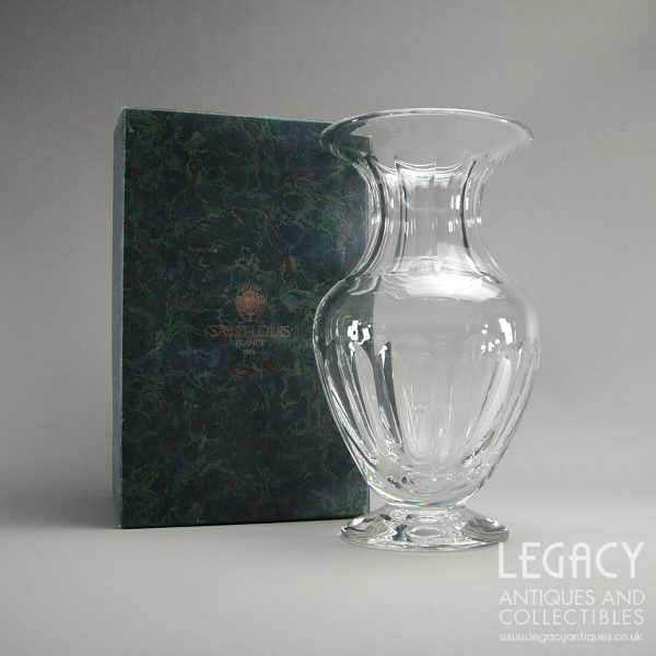 Cristal St. Louis (France) 'Bristol' Design Large Flower Vase in Original Box