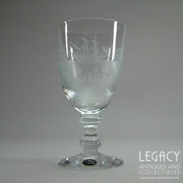 Thomas Webb 'Mayflower 70' Ltd Edition Commemorative Lead Crystal Goblet in Original Box