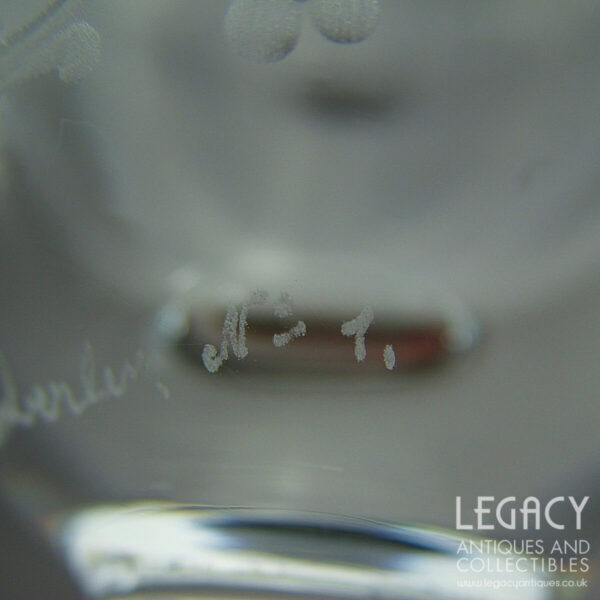 Thomas Webb 'Mayflower 70' Ltd Edition Commemorative Lead Crystal Goblet in Original Box