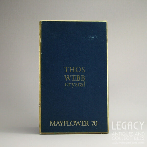 Thomas Webb 'Mayflower 70' Ltd Edition Commemorative Lead Crystal Goblet in Original Box
