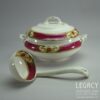 1920s Keeling & Co ‘Losol Ware’ Small Lidded Sauce Tureen with Matching Ladle