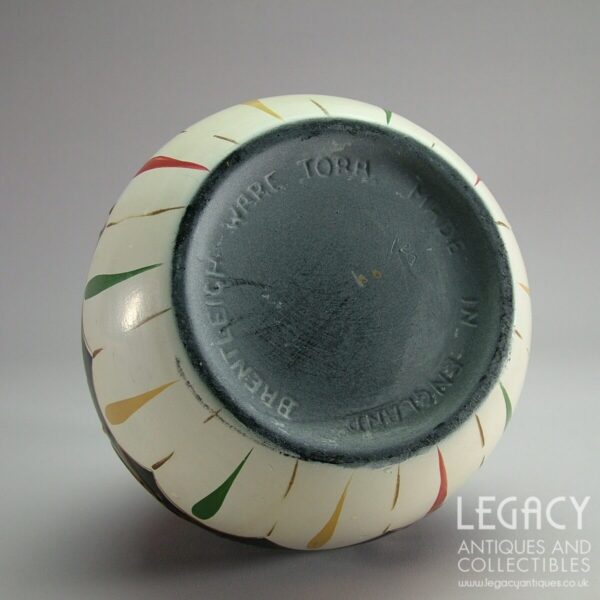 Brentleigh Ware ‘Tora’ Design Gourd Shaped Abstract Ceramic Flower Vase c.1950s