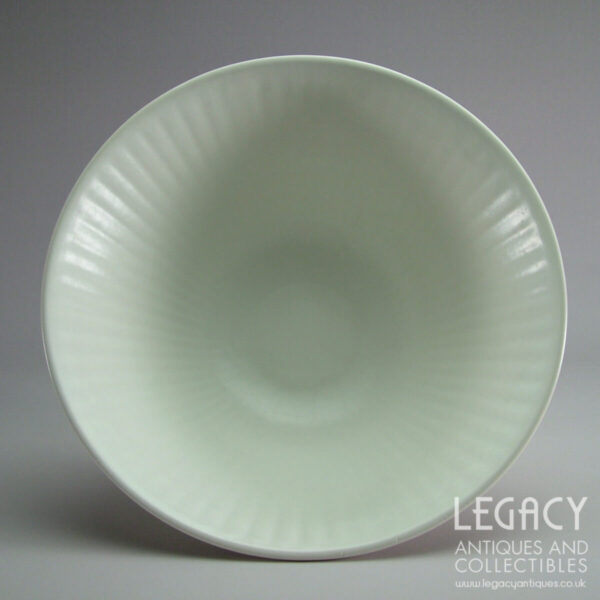 Wedgwood of Etruria Flared Ceramic Pedestal Bowl in White