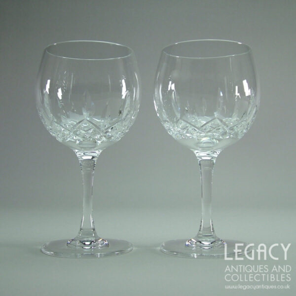 Pair of Waterford Crystal 'Lismore Essence' Design Small Wine Glasses