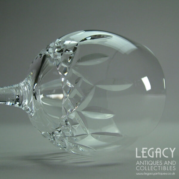 Pair of Waterford Crystal 'Lismore Essence' Design Small Wine Glasses