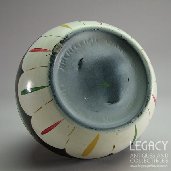 Brentleigh Ware ‘Tora’ Design Gourd Shaped Abstract Ceramic Flower Vase c.1950s