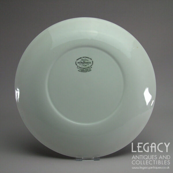 Ridgway Potteries Ltd 'Homemaker' Design Dinner Plate (10") (Ridgway Production)