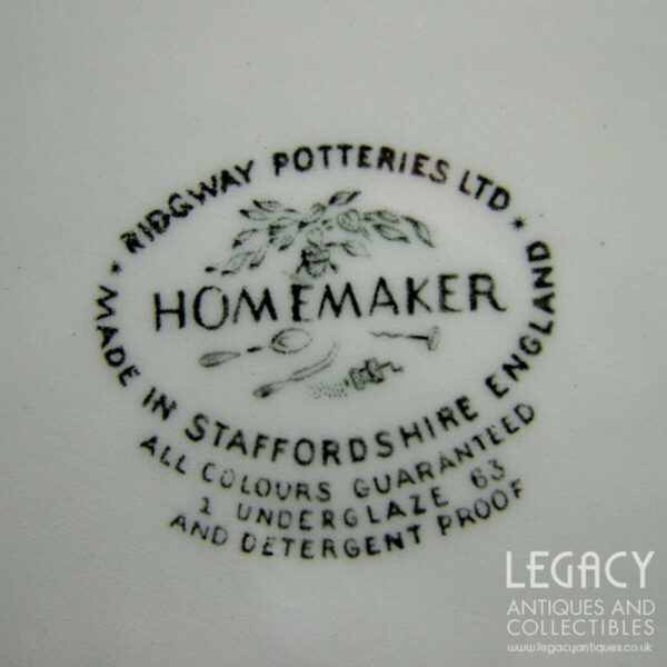 Ridgway Potteries Ltd 'Homemaker' Design Salad Plate (8") (Ridgway Production)