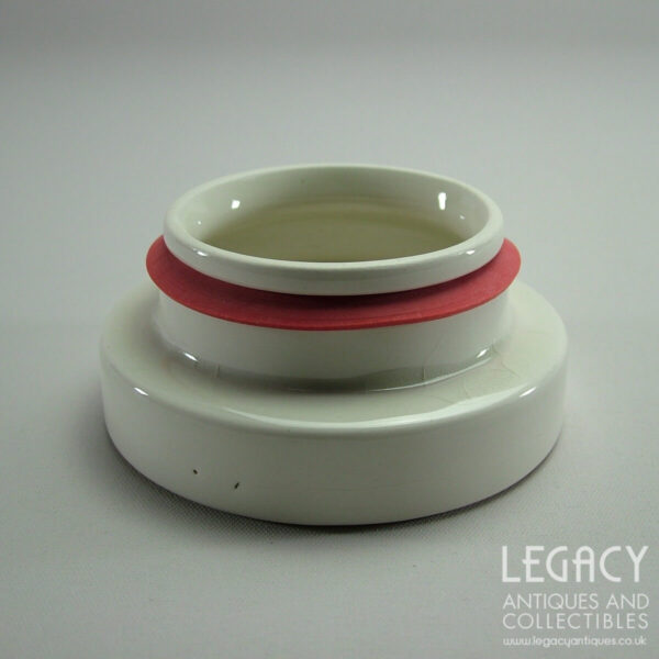 Lord Nelson Pottery Large 'Icing Sugar' Lidded Canister in Blue c.1960s