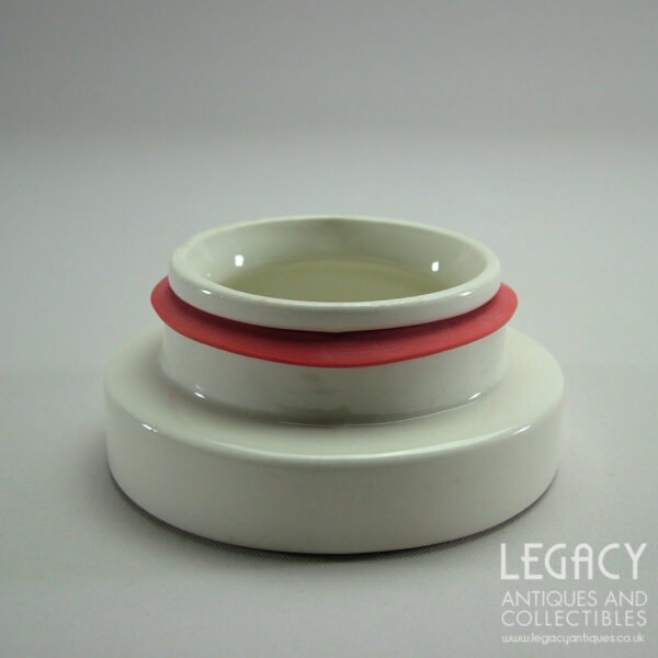 Lord Nelson Pottery Large 'Caster Sugar' Lidded Canister in Red c.1960s
